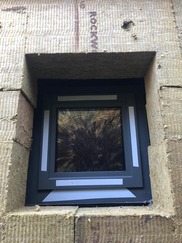 external wall insulation around a window