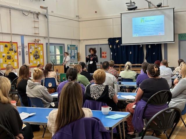 DCC staff delivering anti-racism session to school staff