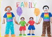 child's drawing of a family