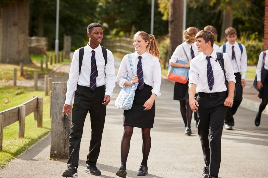 Secondary school children