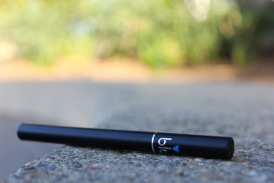 A vape lying on the ground