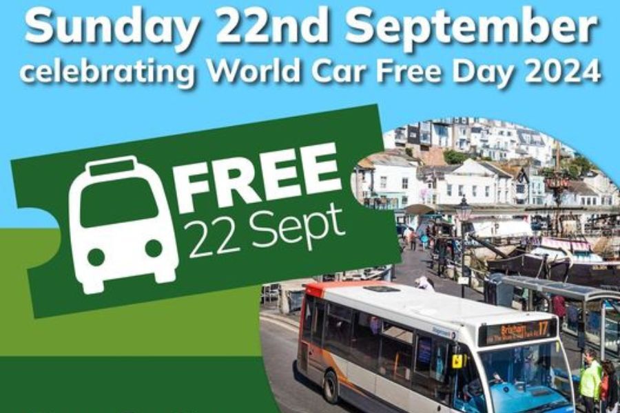 Free bus travel on Sunday 22 September