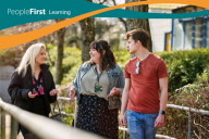 Care experienced young people within a People First Learning banner