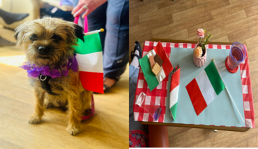 dog and italian theme party