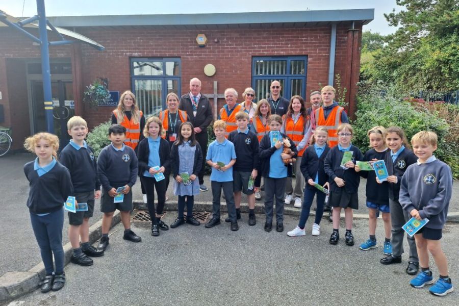 Children at St Michael’s Church of England Primary Academy in Exeter