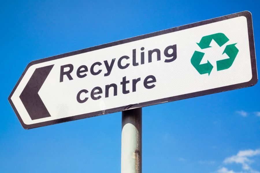 Recycling Centre sign