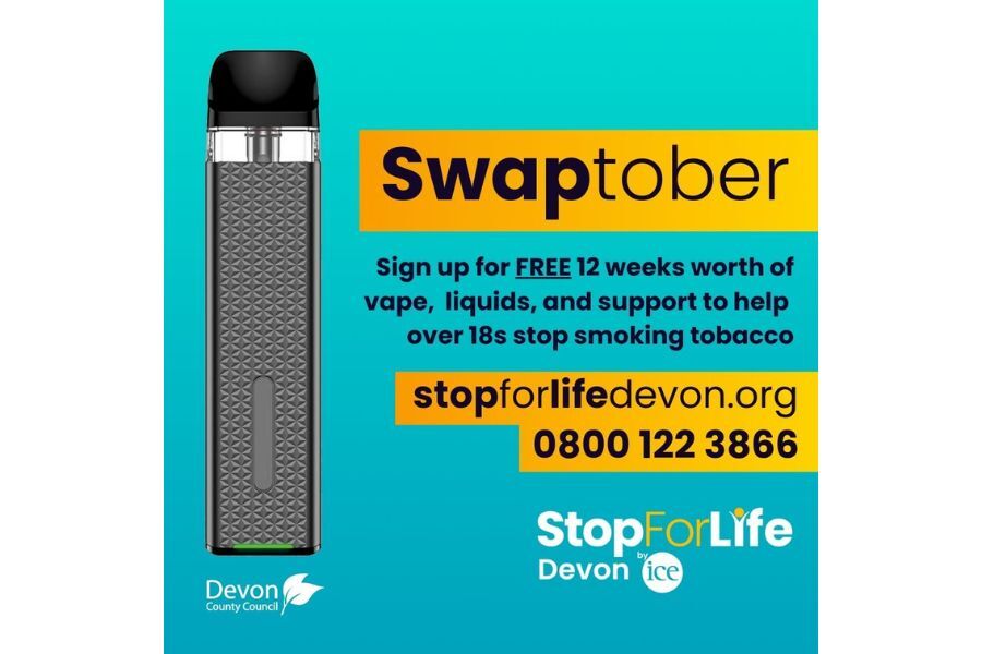 Graphic for Swaptober by Stop For Life Devon