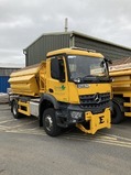 A gritting vehicle