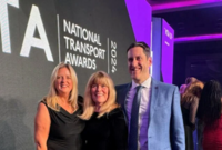 Rachel Phillips, Cllr Andrea Davis and Jamie Hulland