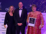 Photo of Deputy Head of DAP, Jo McCormick; Head of DAP, Tony Rose; and Director of Finance and Public Value, Angie Sinclair.