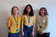 Naomi Gray, Sara Saini, Sandra Loveday.