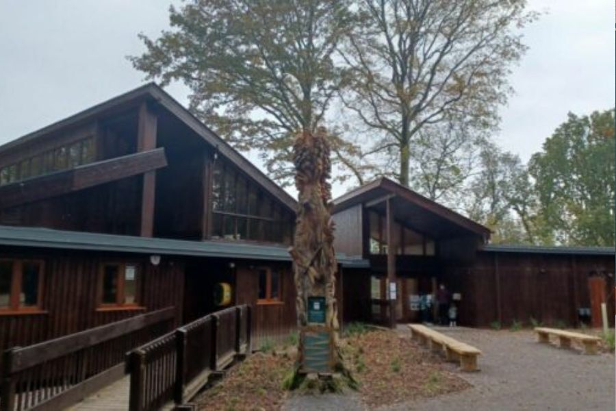 A photograph of one of the Stover Country Park Visitor Centre