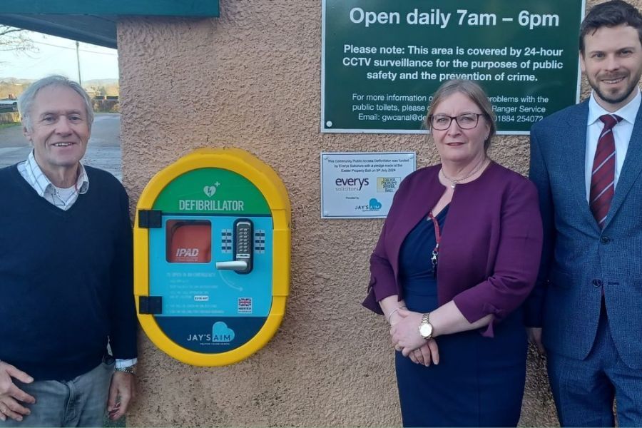 Defibrillator at GWC