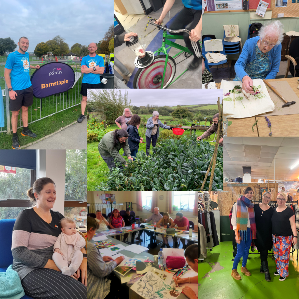 Some of the voluntary, community and social enterprise groups funded by Devon Community Foundation in 2024