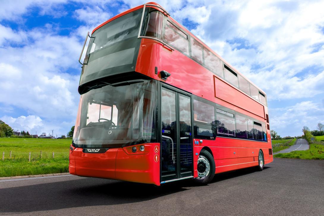 A zero-emission electric bus similar to the model Citybus is introducing to Plymouth