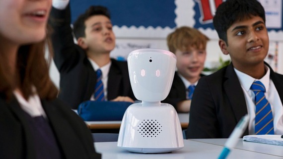 AV1 robot in classroom