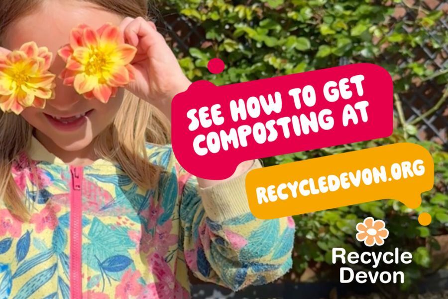 Recycle Devon composting poster