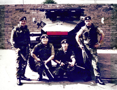 Group photo of army men