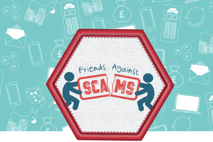 Young friends against scams