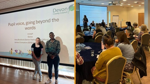 Joseph and Eloise at the SEND Conference