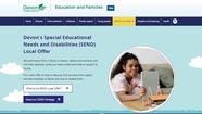 Devon SEND Local Offer home page