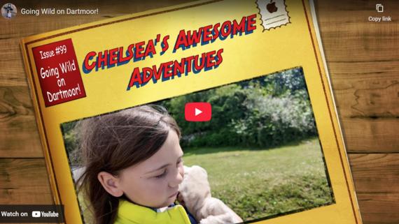 opening image from Chelsea's Dartmoor Adventure, starring Chelsea