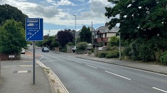 Image showing a moving traffic enforcement site