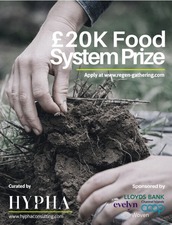 hands in soil poster to promote regen prize