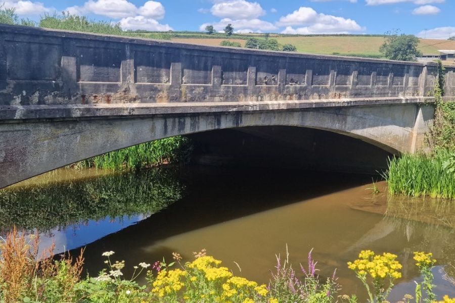 Baulk Bridge on the B3181 near Cullompton