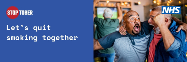 Stoptober, Let's Stop Smoking Together banner