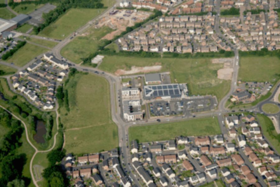 Aerial view of Cranbrook