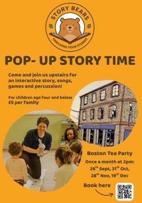 Story bears pop up storytime poster
