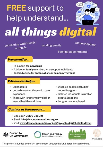 Drop in sessions poster