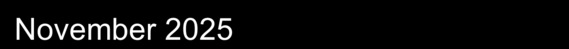 November 2025
