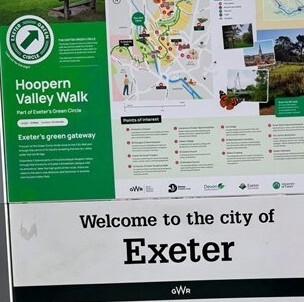 Signposting to Exeter Green Circle