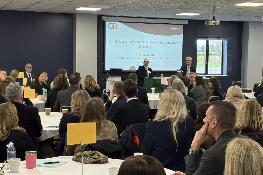 The Devon Building Belonging Conference view of a room. 