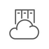 Cloud resources icon
