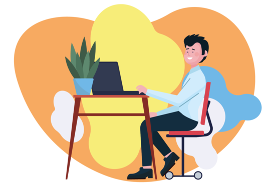 Working from home image