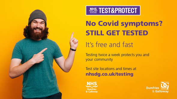 If you have no Covid symptoms - still get tested.