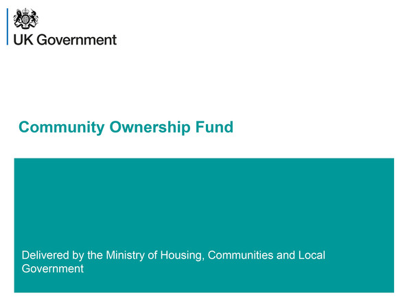 community ownership fund business plan