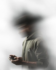 blurry person image