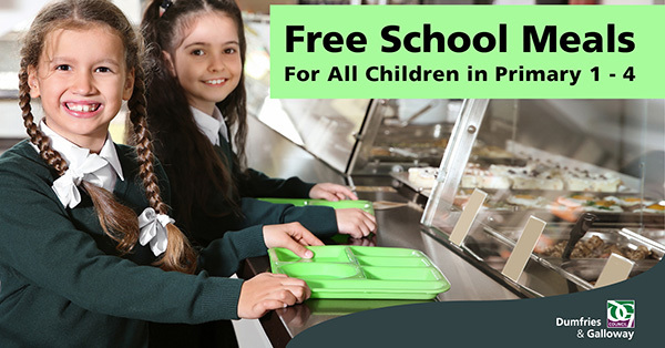 FREE School Meals for all Primary 1 - 4 Children