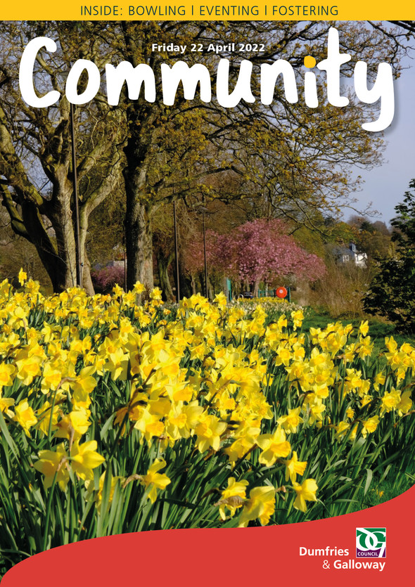 community bulletin cover 22 April