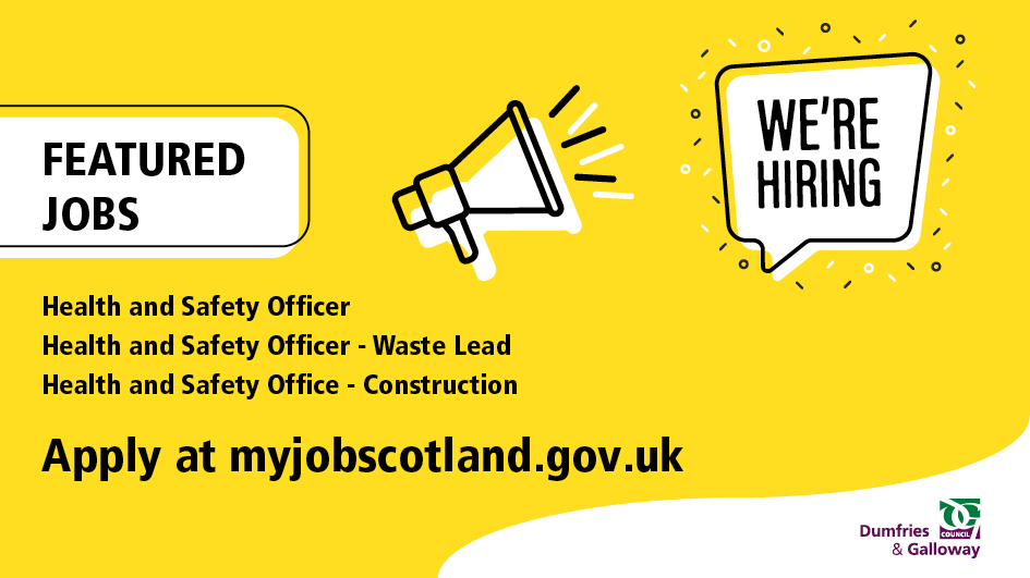 This Week's Job Opportunities at Dumfries and Galloway Council