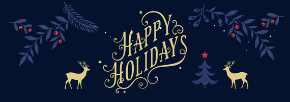 Happy holidays graphic