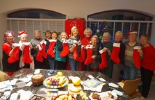MOOL volunteers with christmas stockings