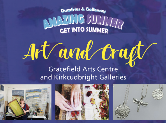 Amazing Summer Header - Arts and Crafts at Gracefield Arts Centre and Kirkcudbright Galleries