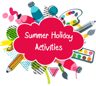 summer holiday craft activities graphic