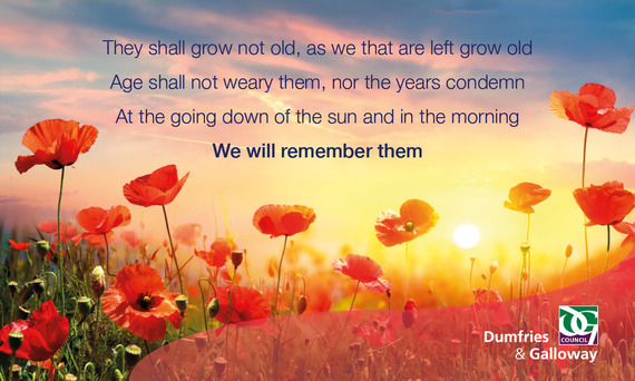 Remembrance Day image of poppies
