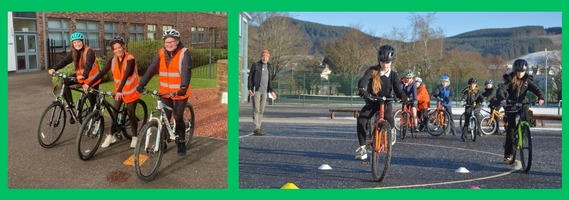 Young People on Bikes